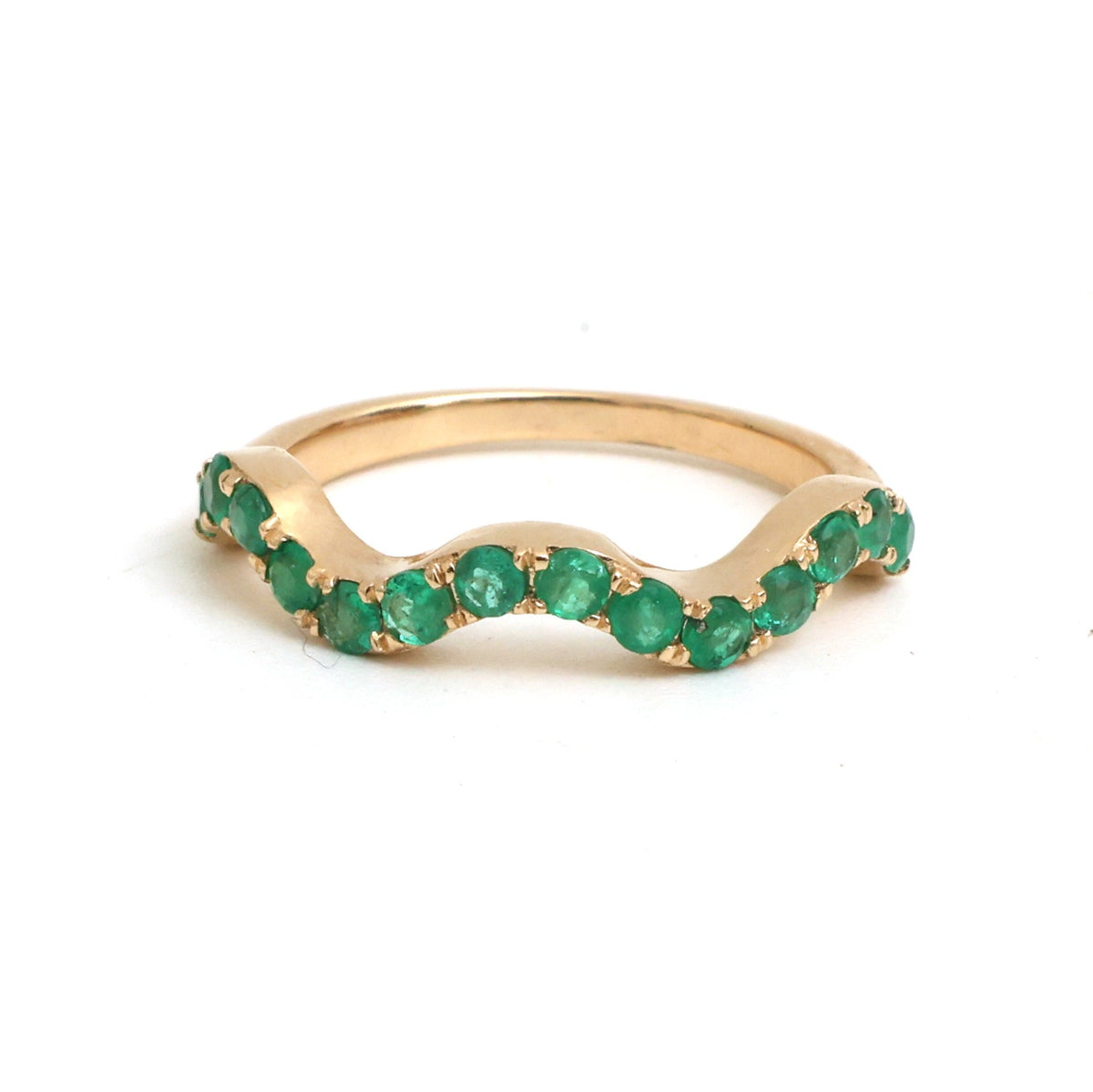 Emerald Pinky Ring