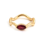 Ruby Pinky Ring
