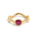 Ruby Pinky Ring