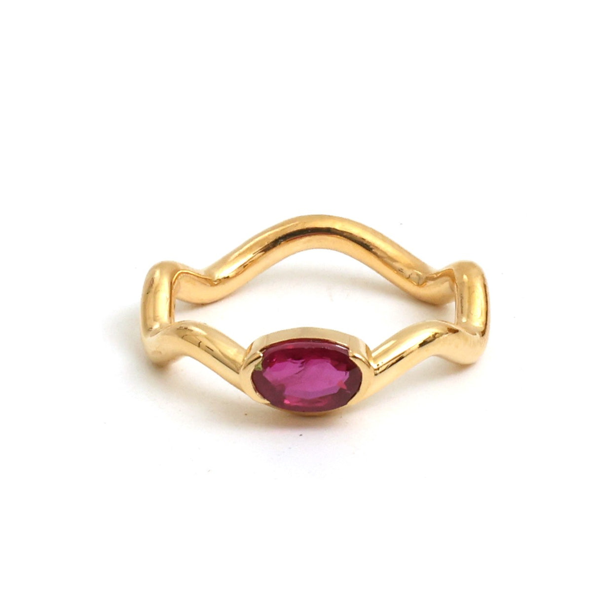 Ruby Pinky Ring
