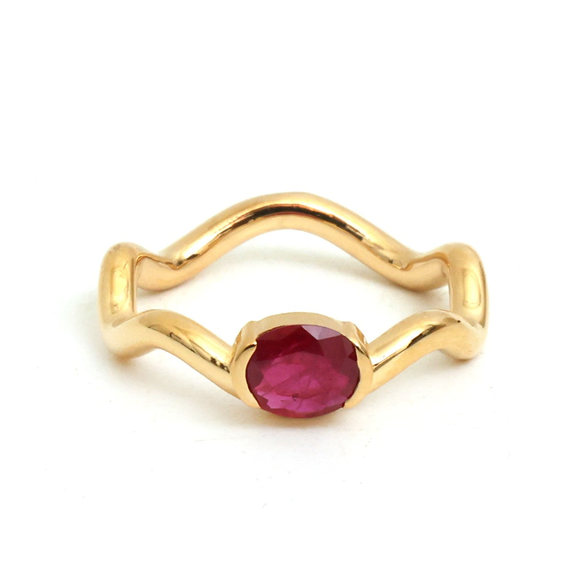 Ruby Pinky Ring