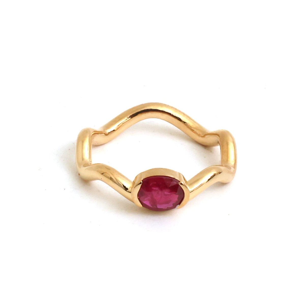 Ruby Pinky Ring