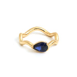Blue Sapphire Pinky Ring