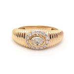 Diamond Pinky Ring