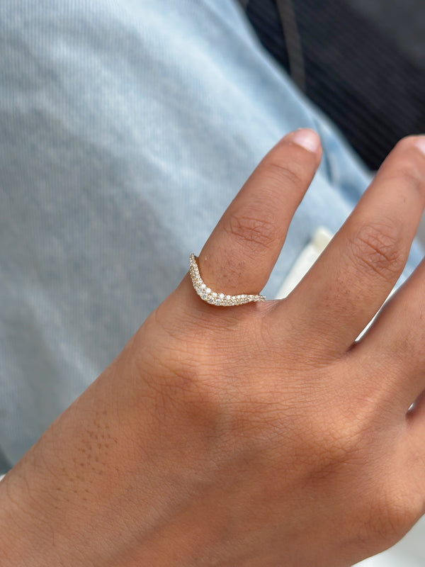Diamond Pinky Ring