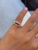 Diamond Ruby Ring
