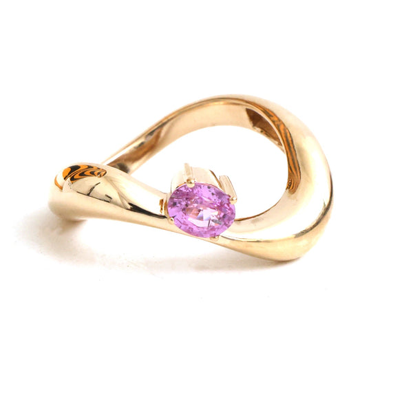 Pink Sapphire Pinky Ring
