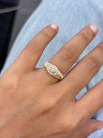 Emerald Pinky Ring