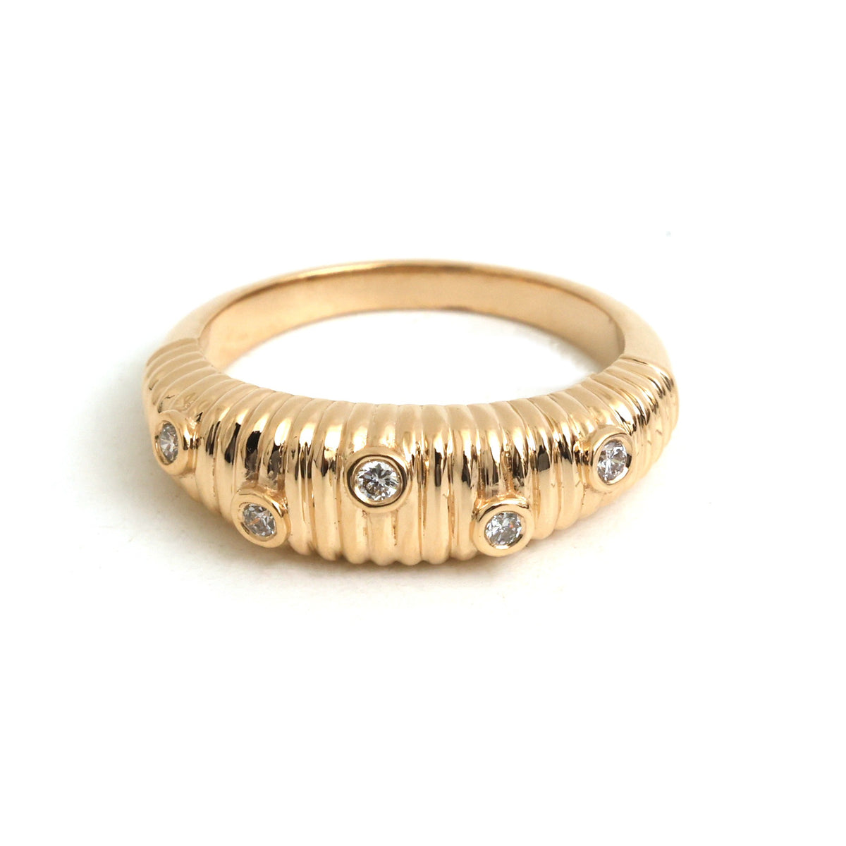 Diamond Pinky Ring