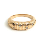 Diamond Pinky Ring