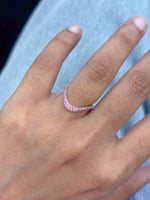 Pink Sapphire Pinky Ring