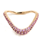 Pink Sapphire Pinky Ring