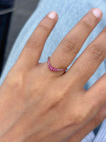 Ruby Pinky Ring