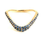 Blue Sapphire Pinky Ring