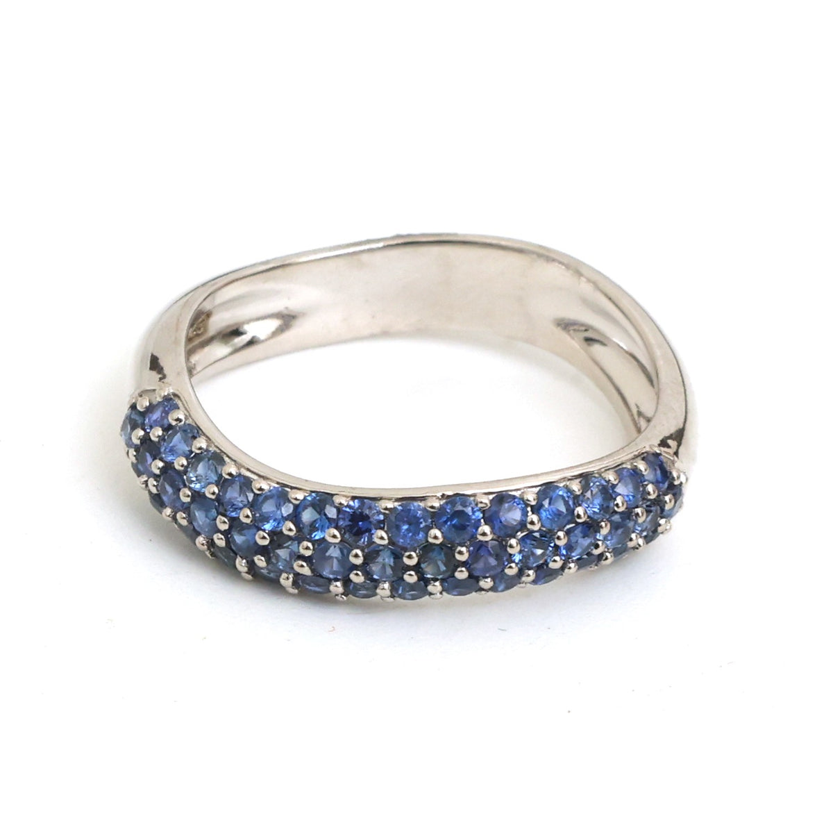 Blue Sapphire Rainbow Sapphire Ring
