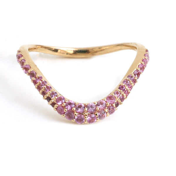 Pink Sapphire Pinky Ring