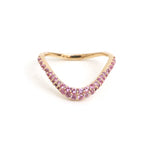 Pink Sapphire Pinky Ring