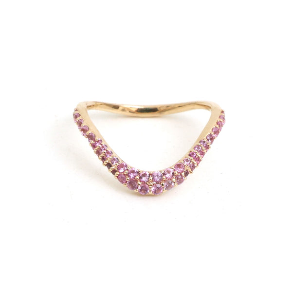Pink Sapphire Pinky Ring