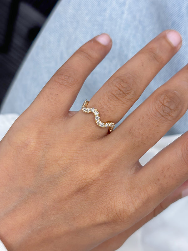 Diamond Pinky Ring