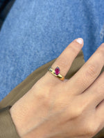 Ruby Pinky Ring