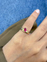 Ruby Pinky Ring