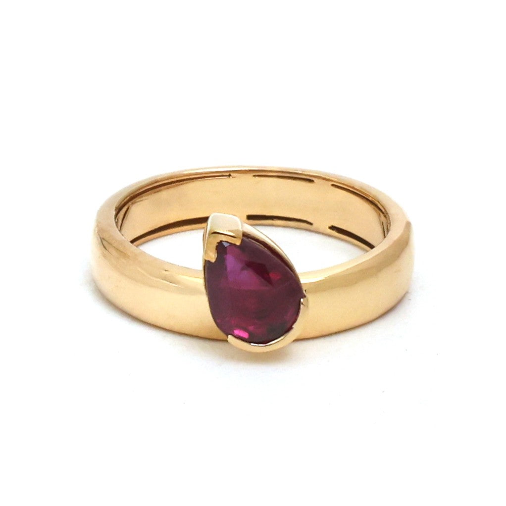 Ruby Pinky Ring