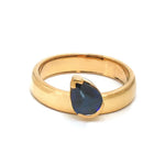 Blue Sapphire Pinky Ring