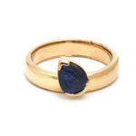 Blue Sapphire Pinky Ring