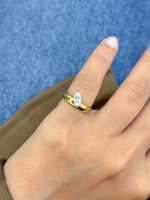 Diamond Pinky Ring