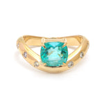 Emerald Diamond Pinky Ring