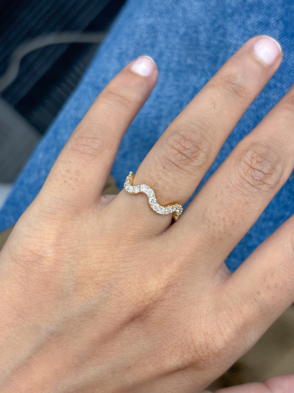 Diamond Pinky Ring