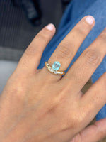 Emerald Diamond Pinky Ring