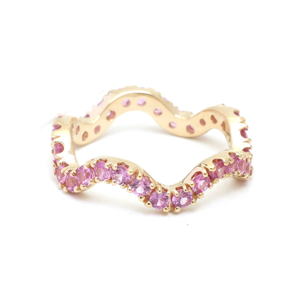 Pink Sapphire Pinky Ring