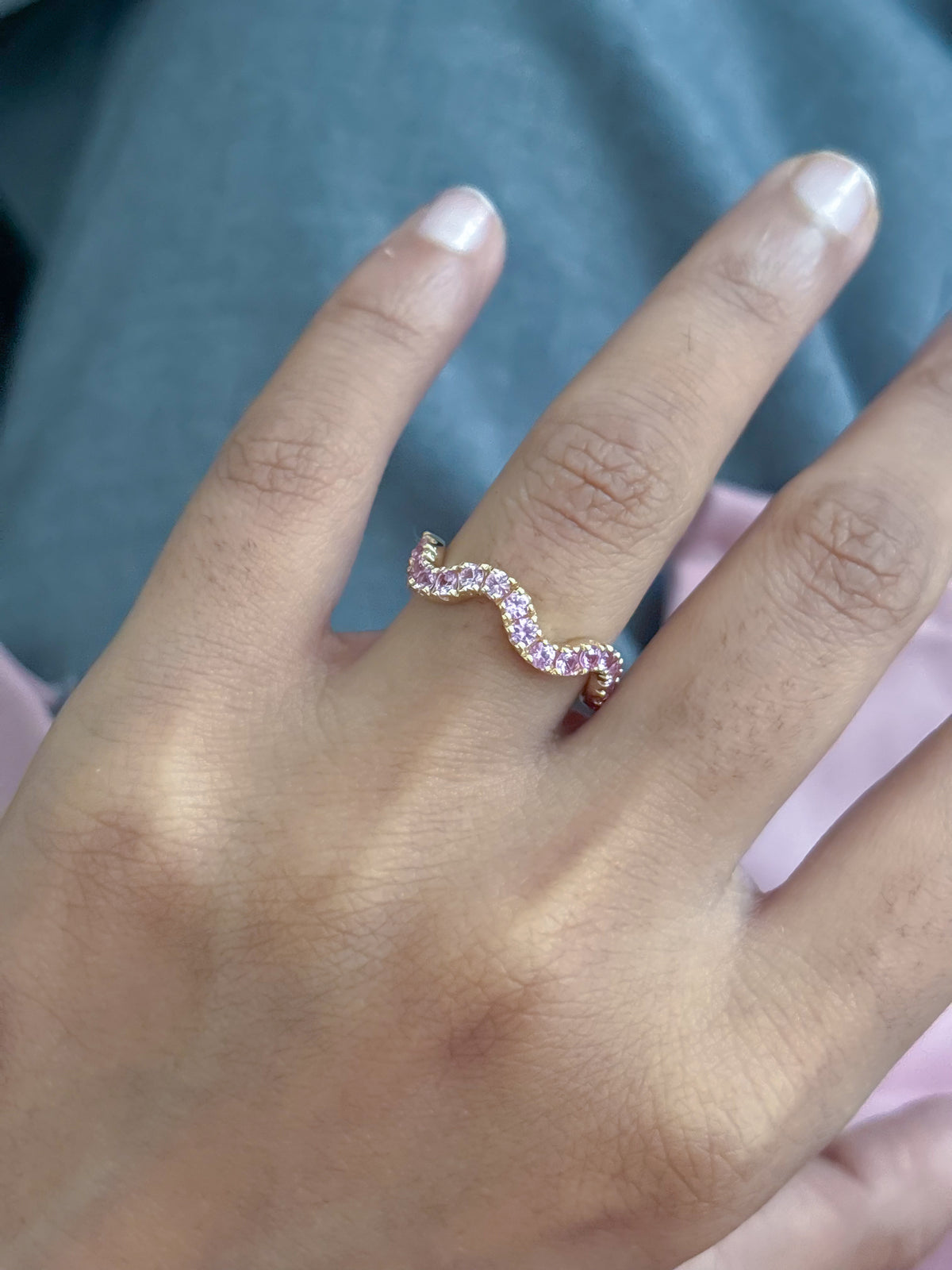 Pink Sapphire Ring