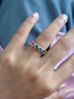 Rainbow Sapphire Ring