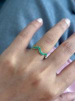 Emerald Pinky Ring