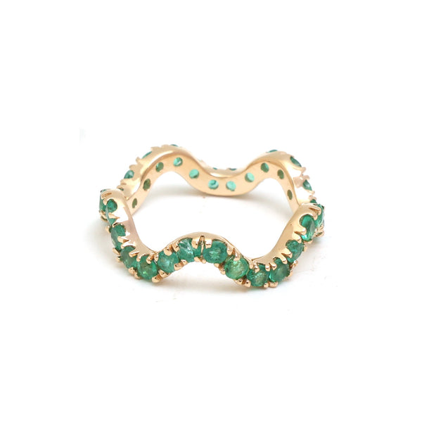 Emerald Pinky Ring