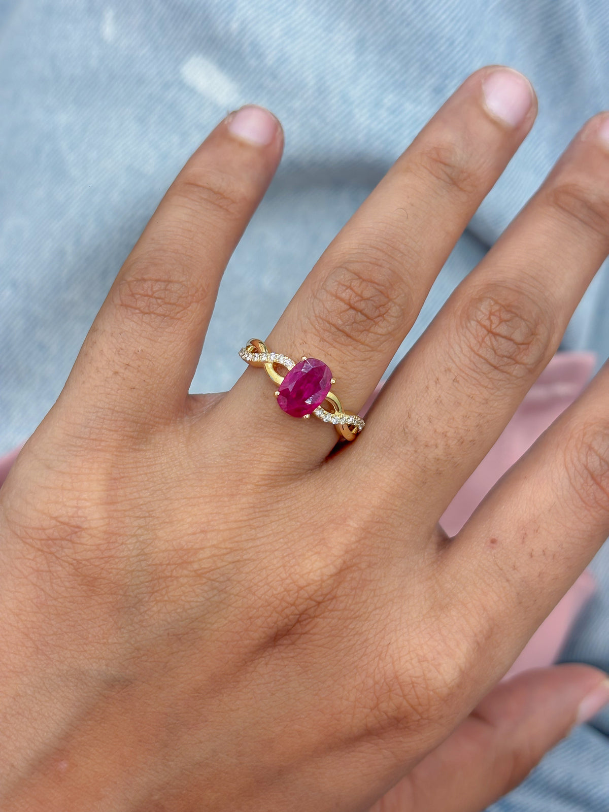 Ruby Diamond Ring