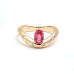 Spinel Diamond Pinky Ring
