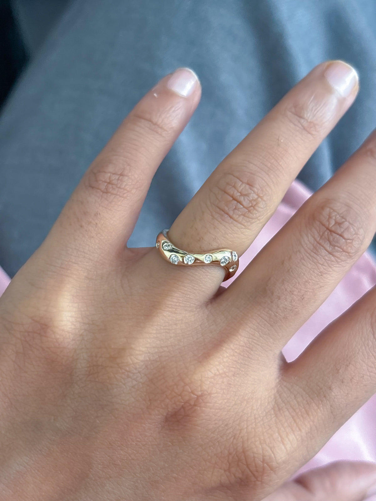 Diamond Pinky Ring