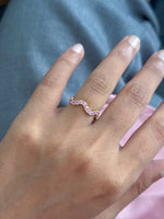 Pink Sapphire Pinky Ring