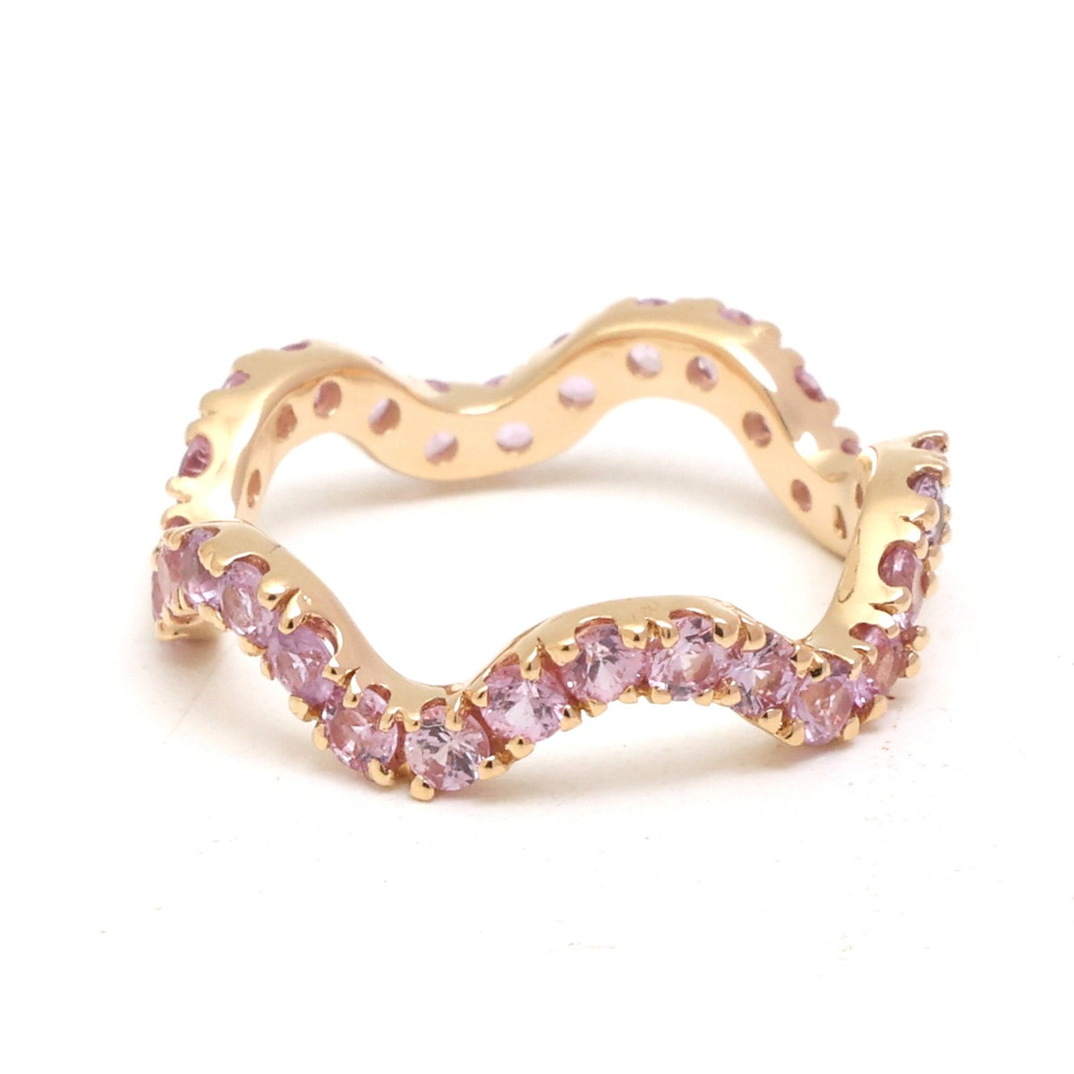 Pink Sapphire Pinky Ring