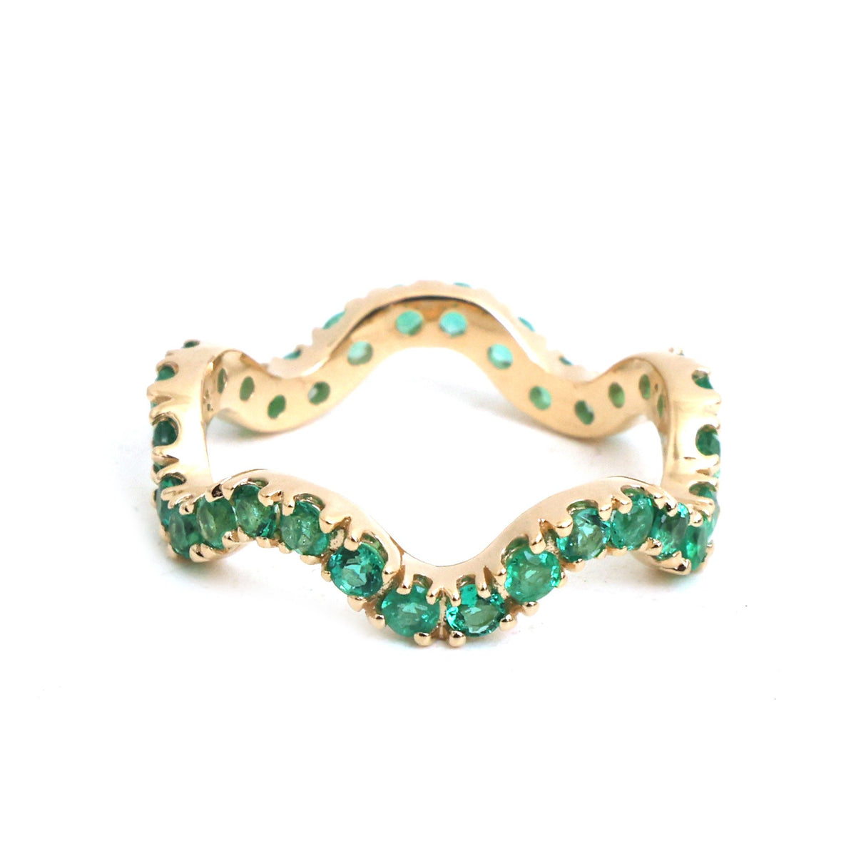 Emerald Pinky Ring