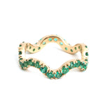 Emerald Pinky Ring