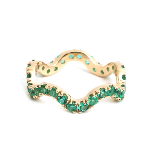 Emerald Pinky Ring
