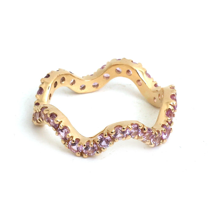 Pink Sapphire Pinky Ring