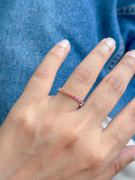 Rainbow Sapphire Ring