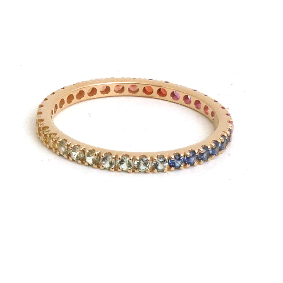 Rainbow Sapphire Ring