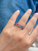Rainbow Sapphire Ring