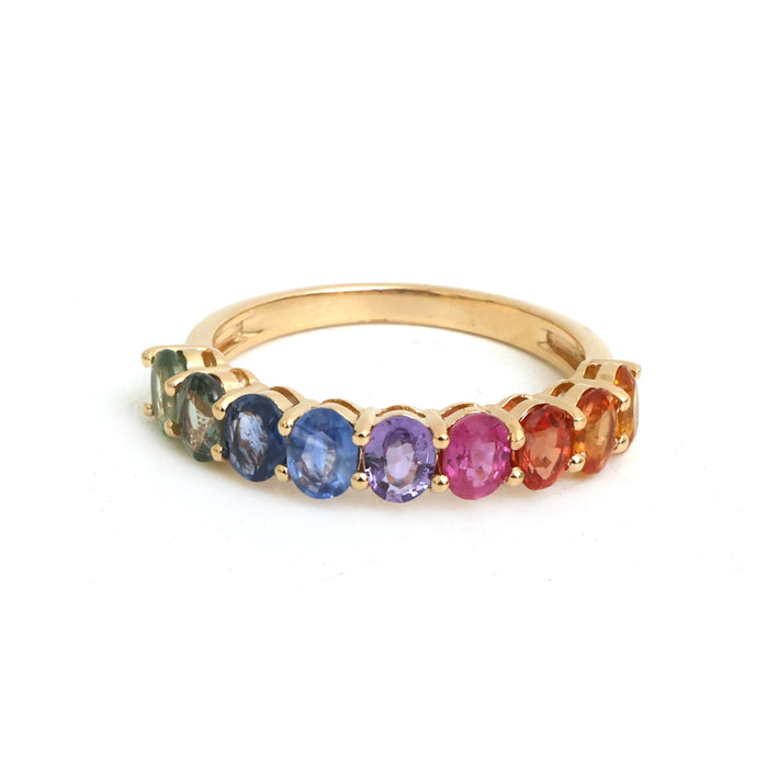 Rainbow Sapphire Ring